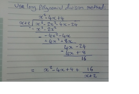 X 3 2x 2 4x 1 Divided By X 1